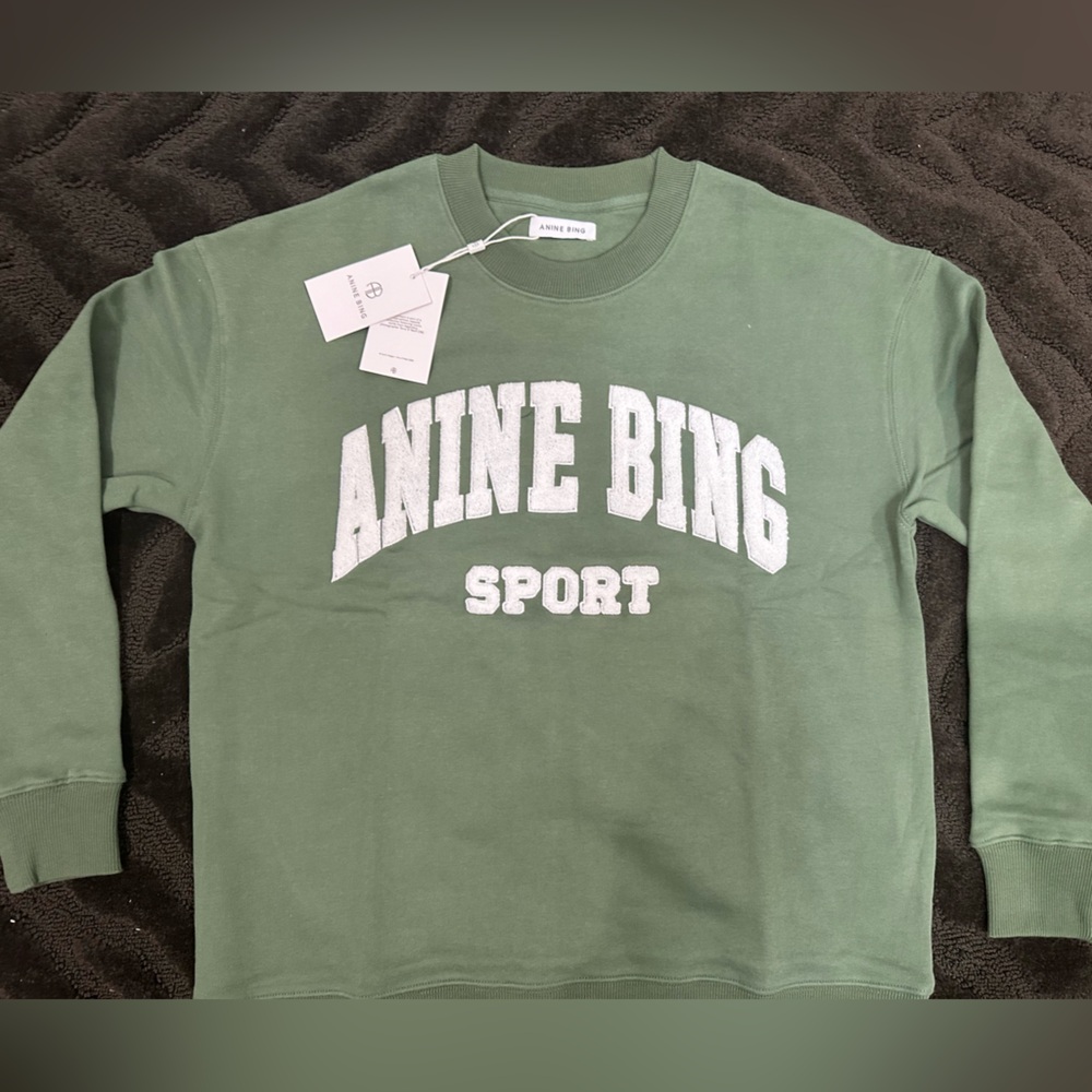 Anine Bing green Tyler sweatshirt